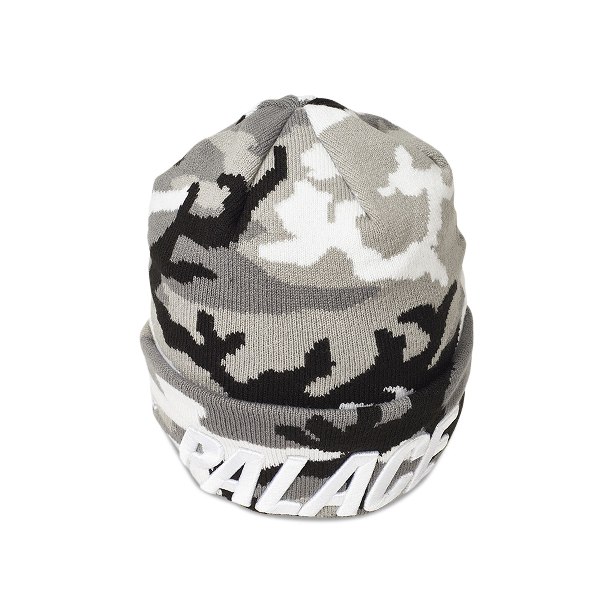 Palace New Era Peak Beanie 'Grey Camo' - 3