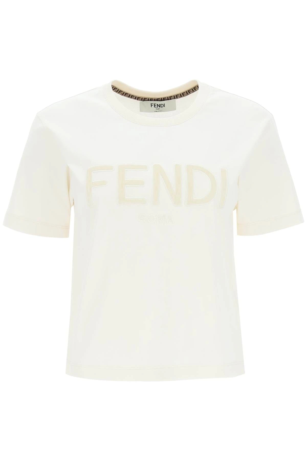 VELVET FENDI ROMA T-SHIRT - 1