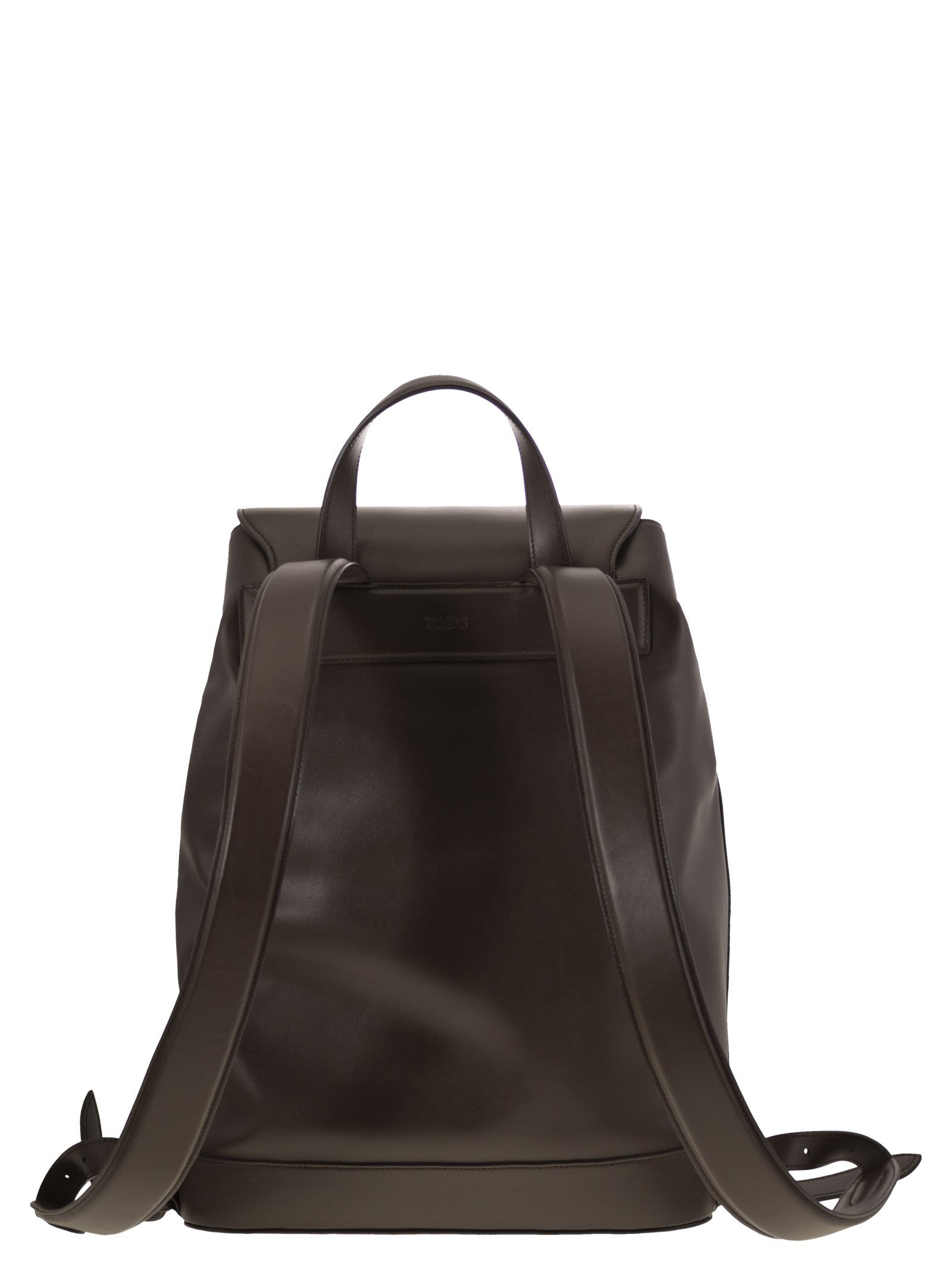 Tod's Men T Timeless Medium Leather Backpack - 2
