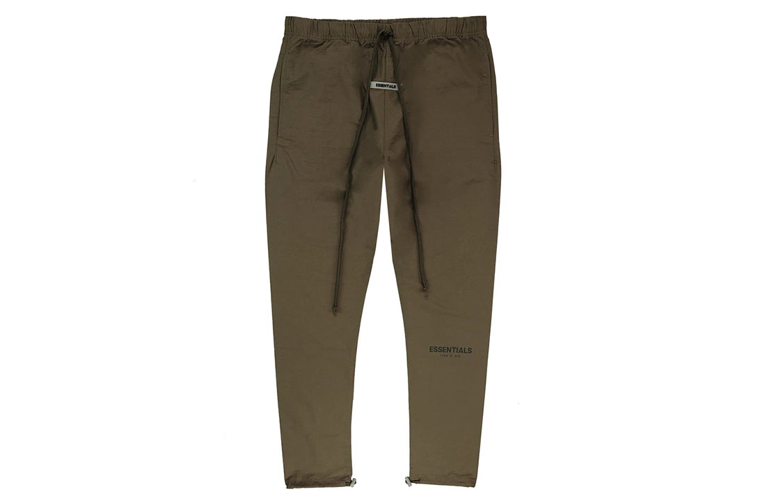 Fear of God Essentials Rain Drum Reflective Nylon Sweatpants 'Brown' FOG-FW21-102 - 2