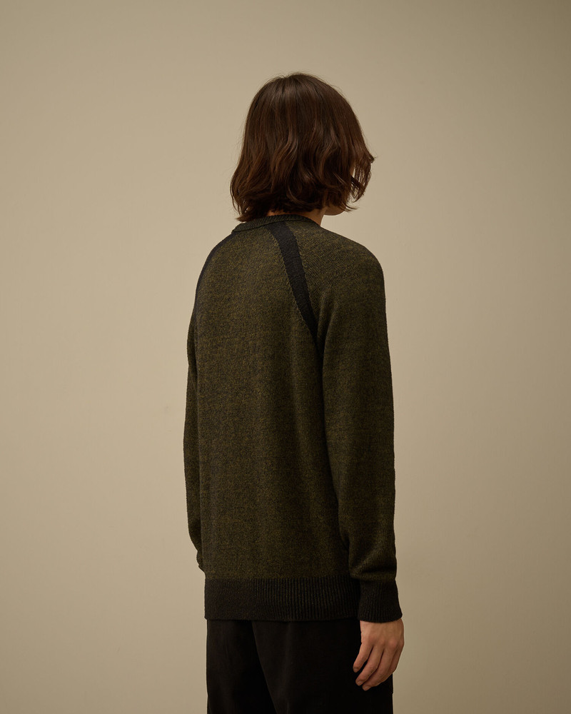 Fleece Knit Crewneck Sweater 4
