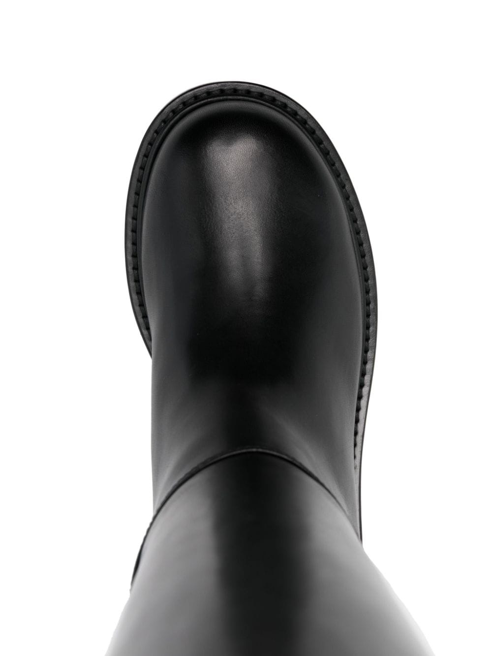 buckled leather boots - 4