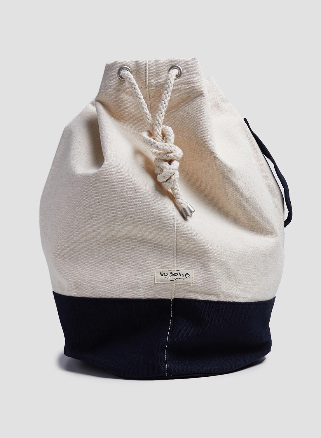 Wild Bricks Canvas Duffle Bag Navy - 1