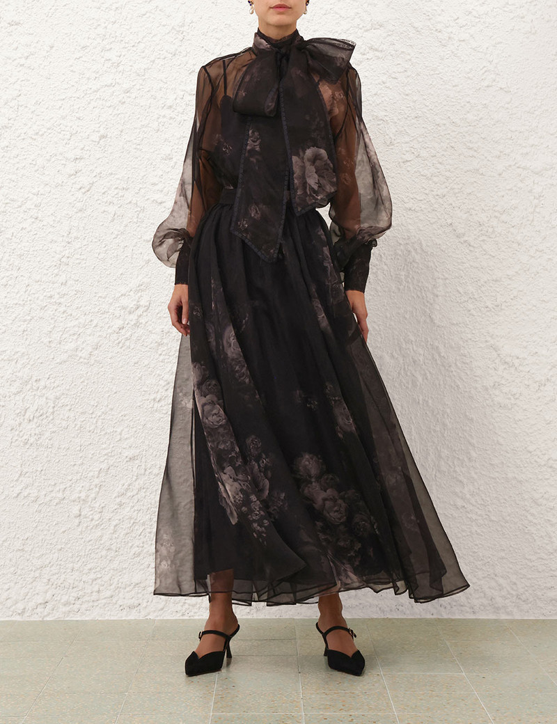 Zimmermann HYPNOTIC MAXI SKIRT outlook