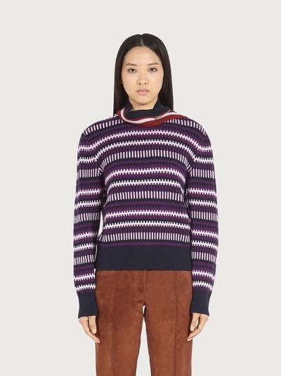 FERRAGAMO SWEATER WITH SAFETY PIN DETAIL outlook