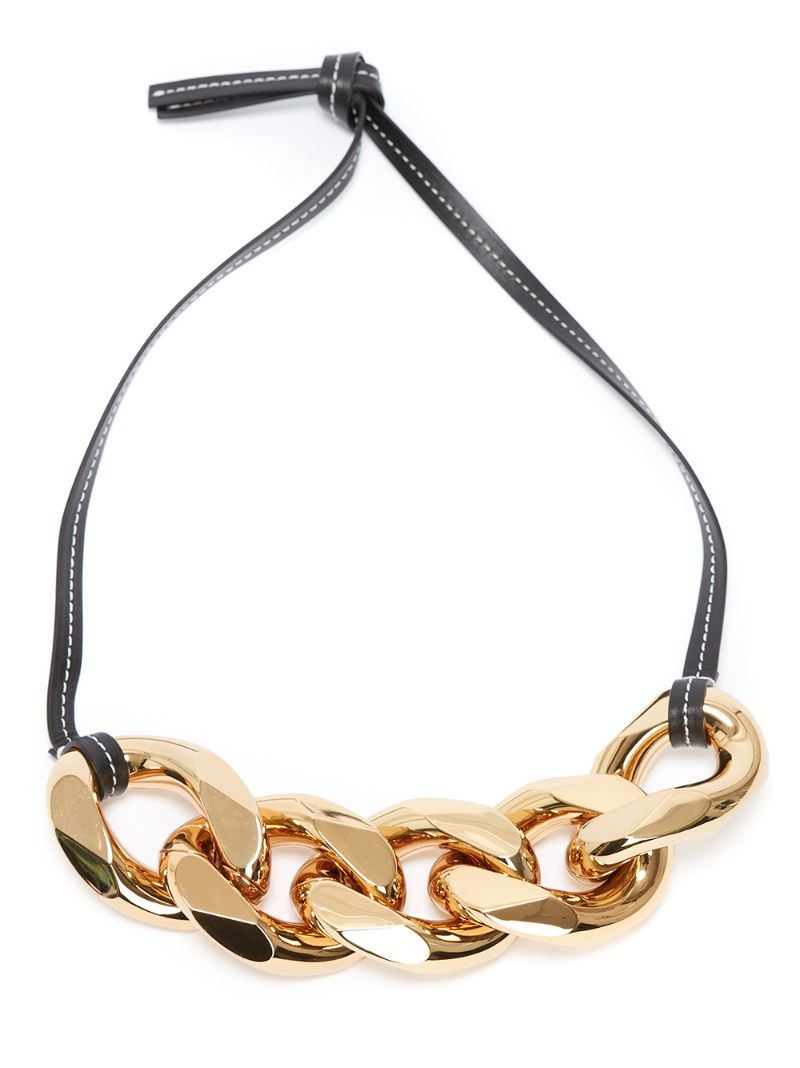 large chain-link necklace - 1