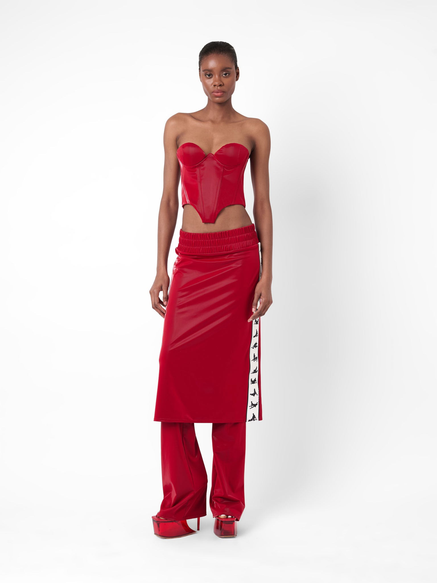 PREMIER TROUSER SKIRT RED - 6