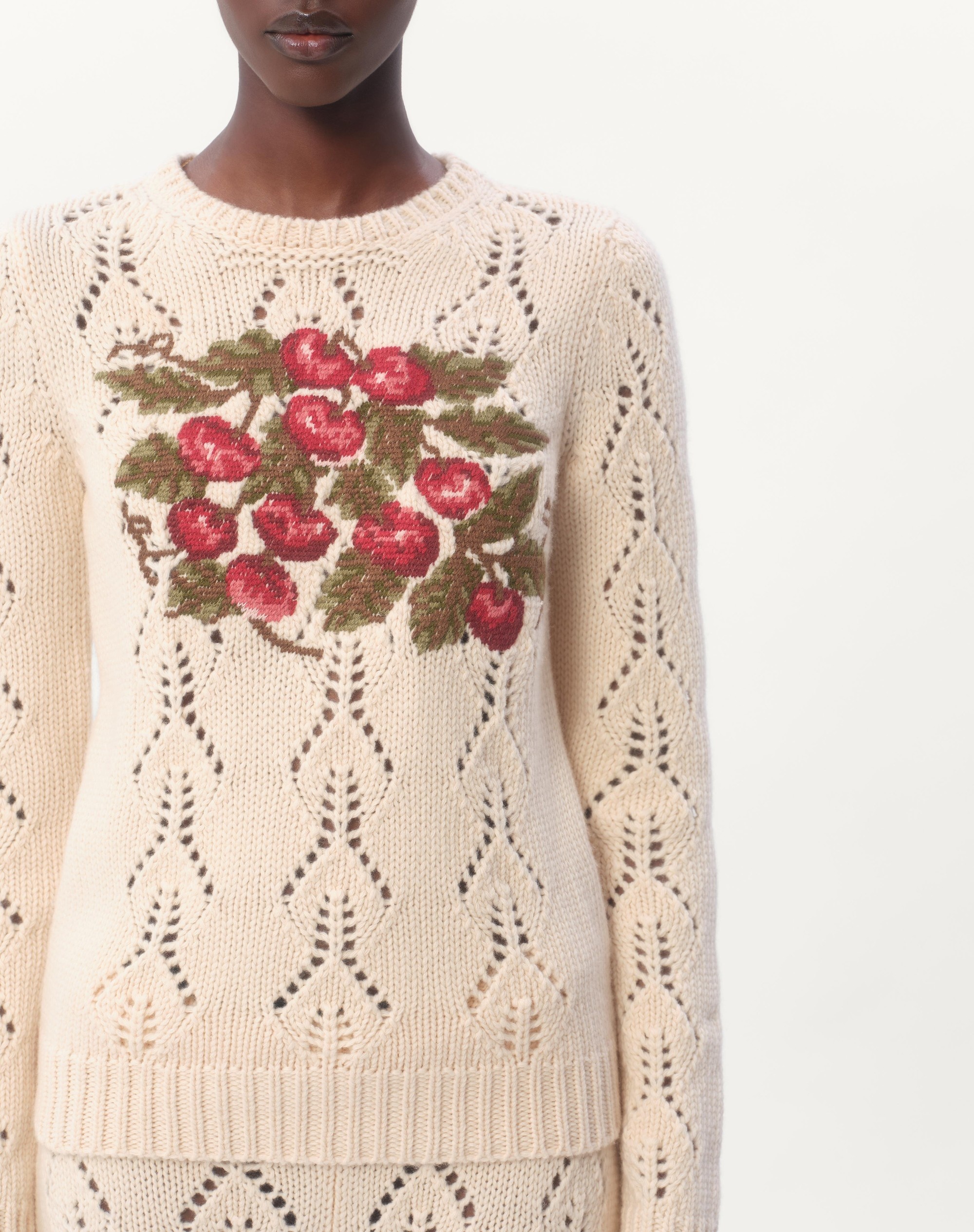 EMBROIDERED WOOL SWEATER - 4