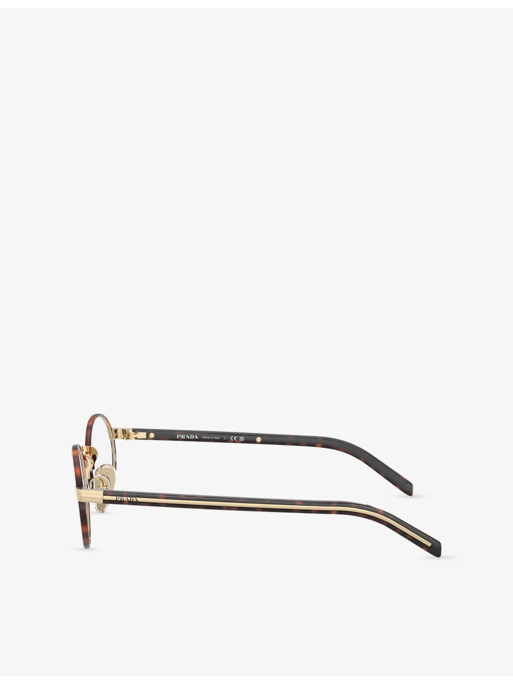 PR B55V Oval-Frame Metal Optical Glasses - 3