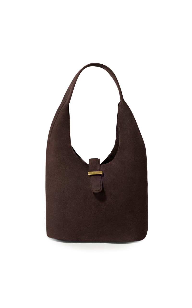 Khai Suede Hobo Bag brown - 1