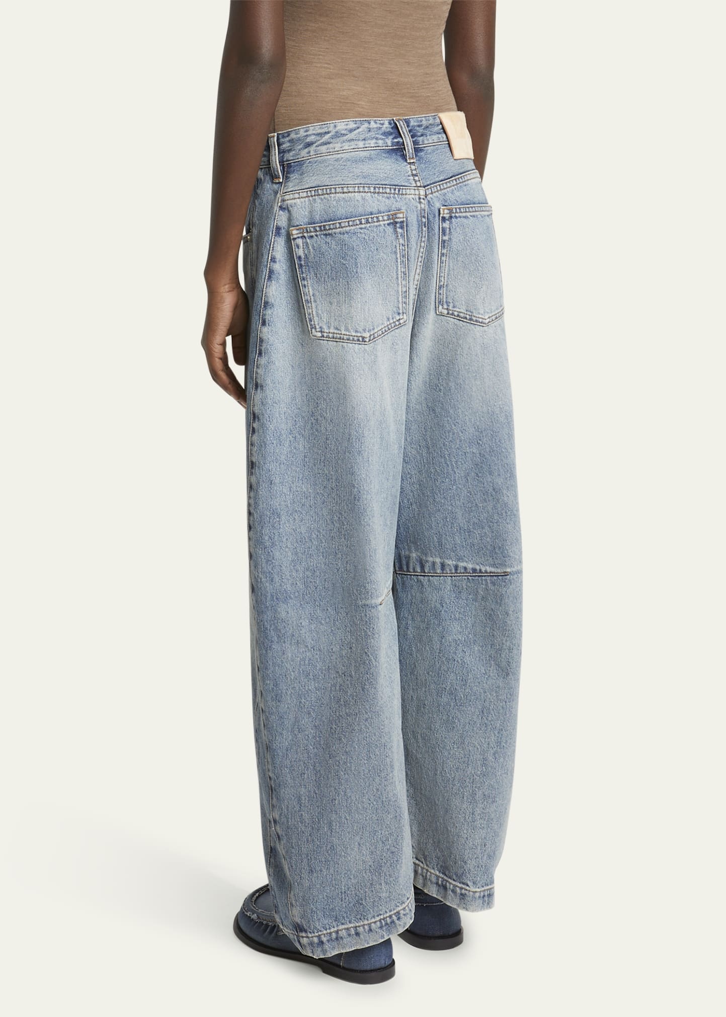 Anagram Barrel Leg Jeans - 3
