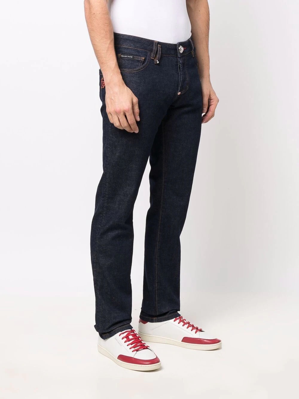 straight-leg denim jeans - 4