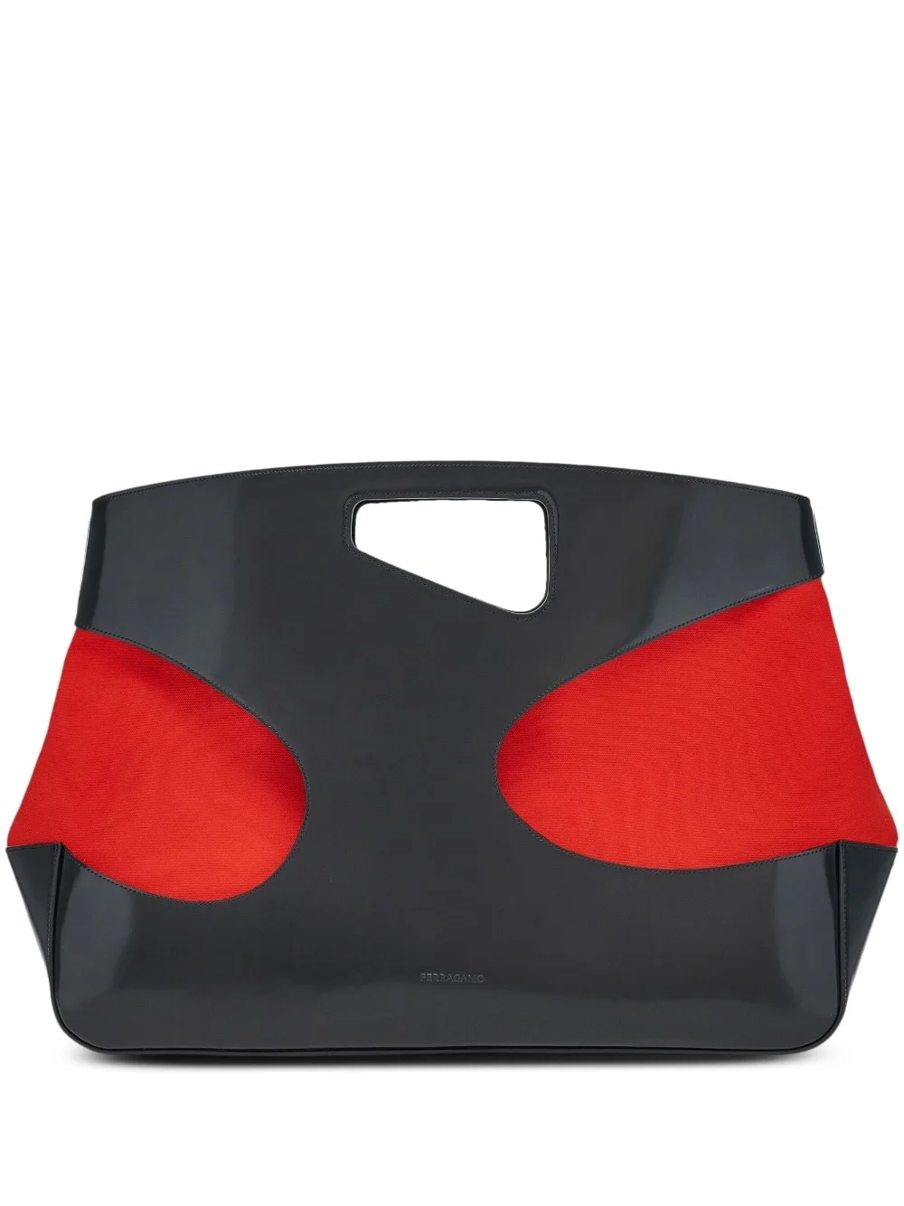cut-out top handle bag - 1
