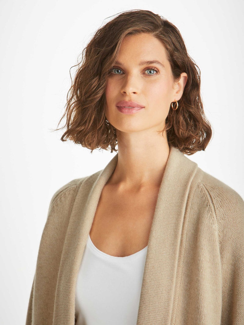 Women's Cardigan Nina Cashmere Fawn - 5