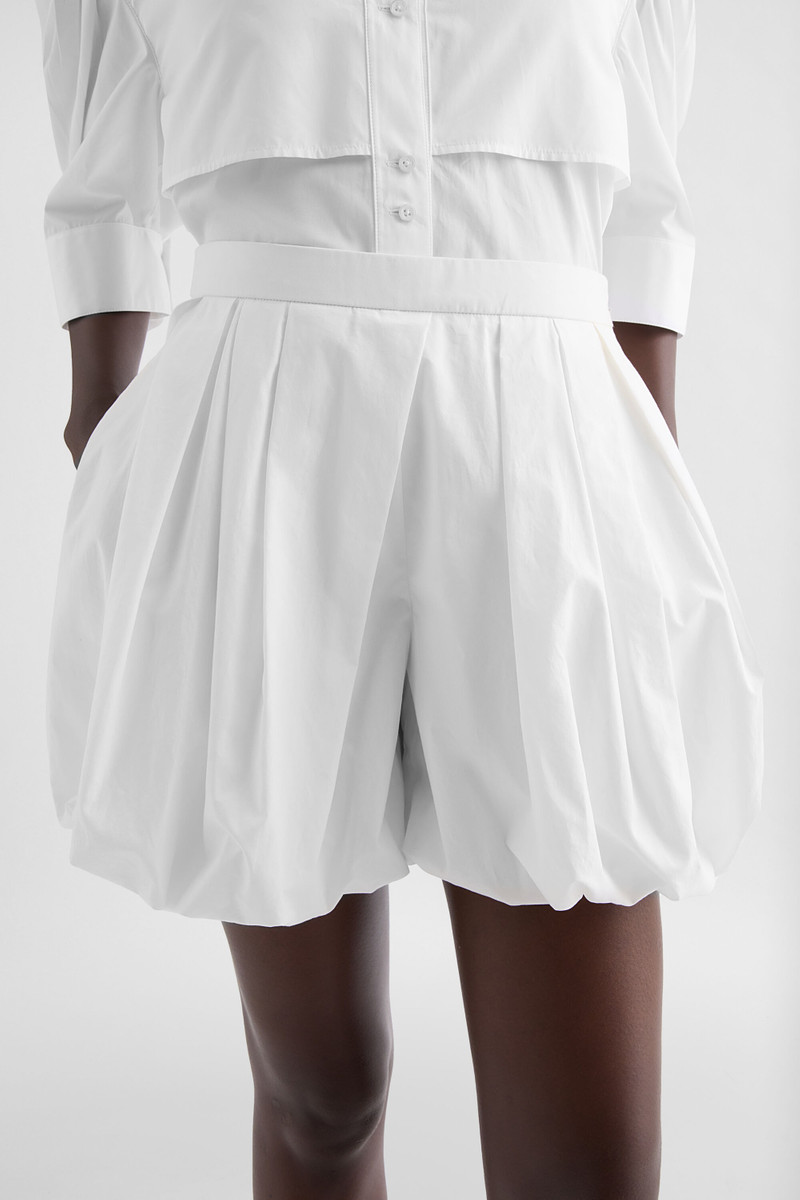 Cotton Poplin Balloon Shorts 6