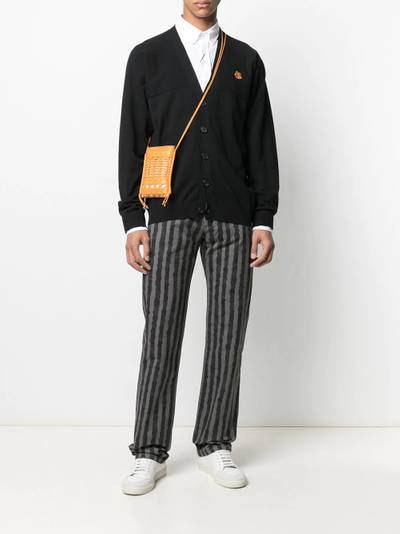 KENZO striped cotton trousers outlook