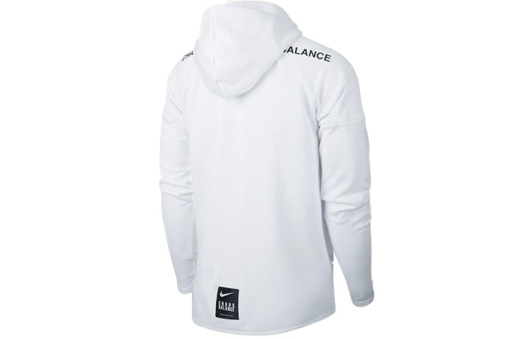 Men's Nike Chest Double Zipper Sports White CD7525-100 - 2