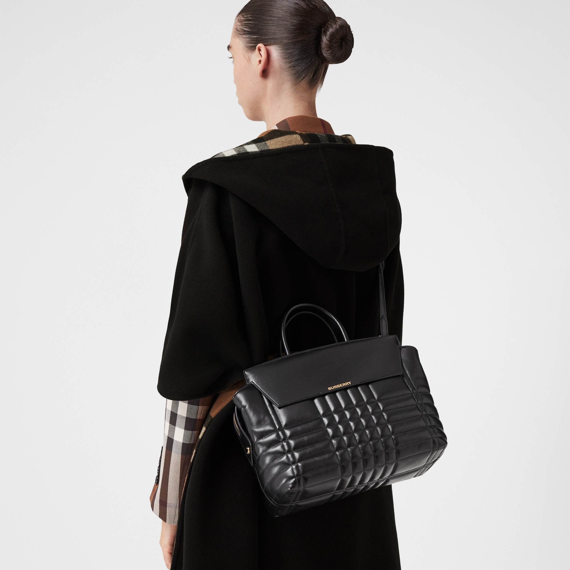 Quilted Leather Medium Catherine Bag - 9