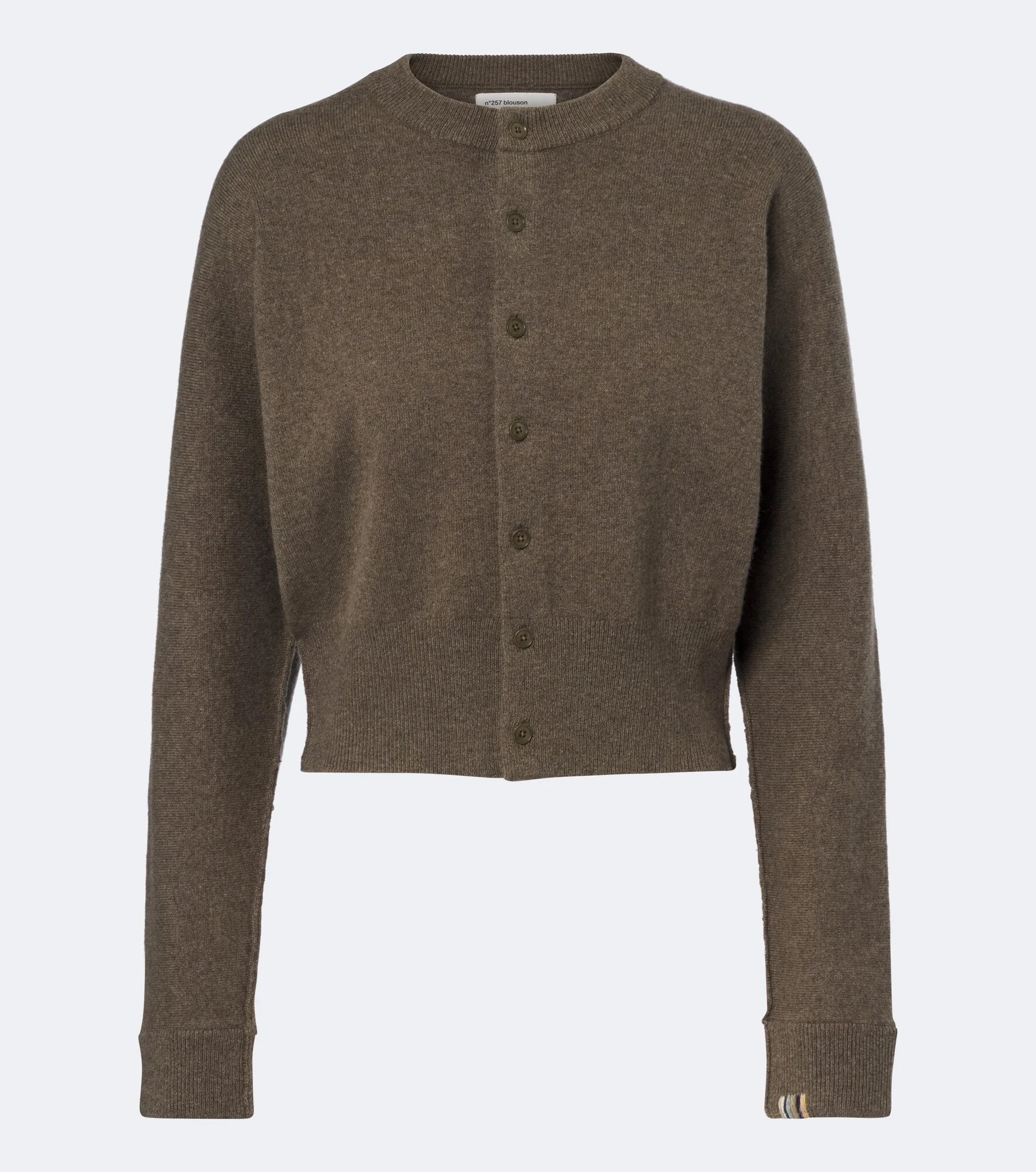 N°257 Blouson cashmere-blend cardigan - 1