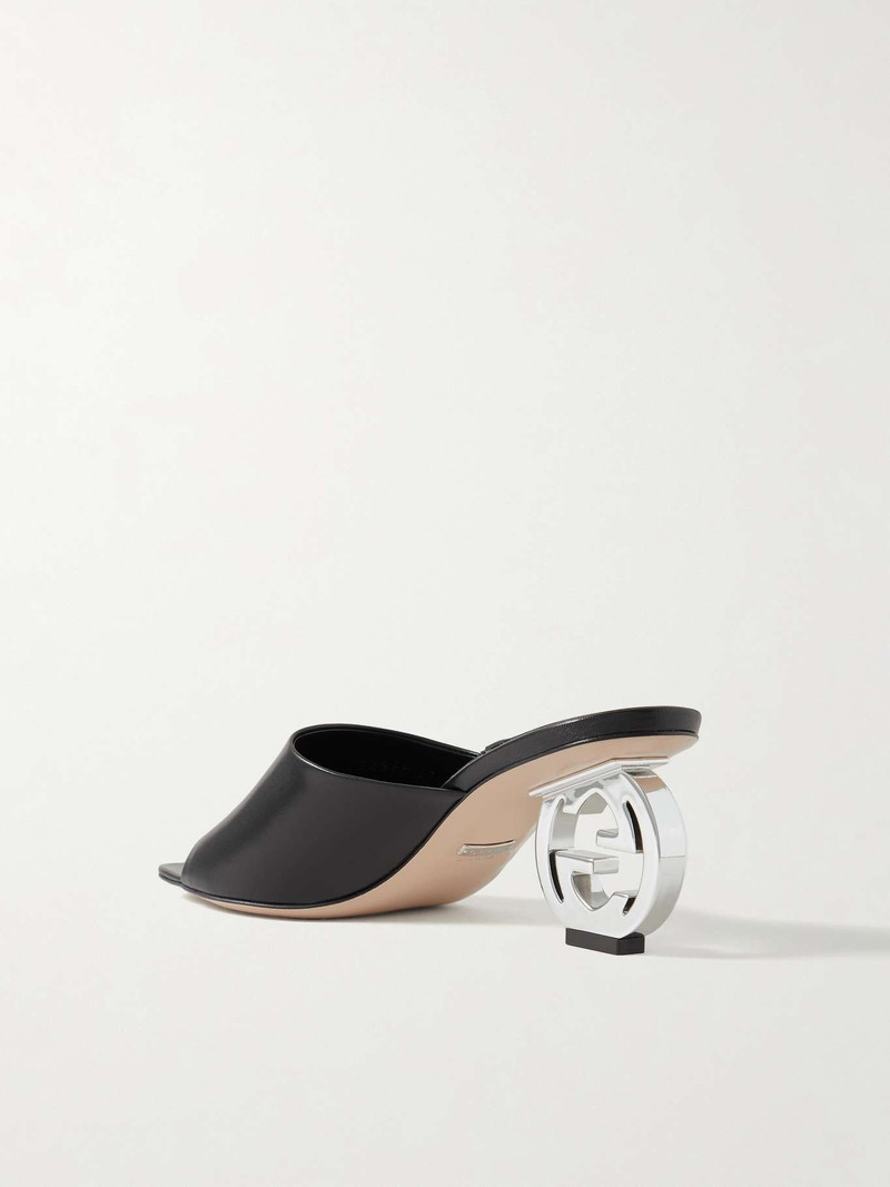 Embellished leather mules 3