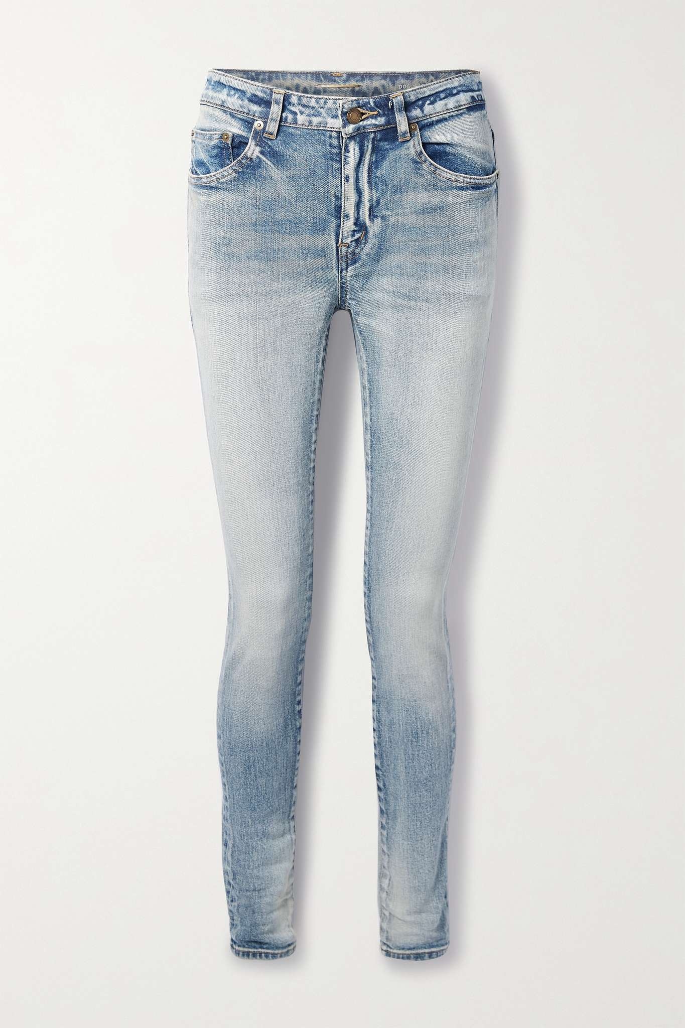 Mid-rise skinny jeans - 1