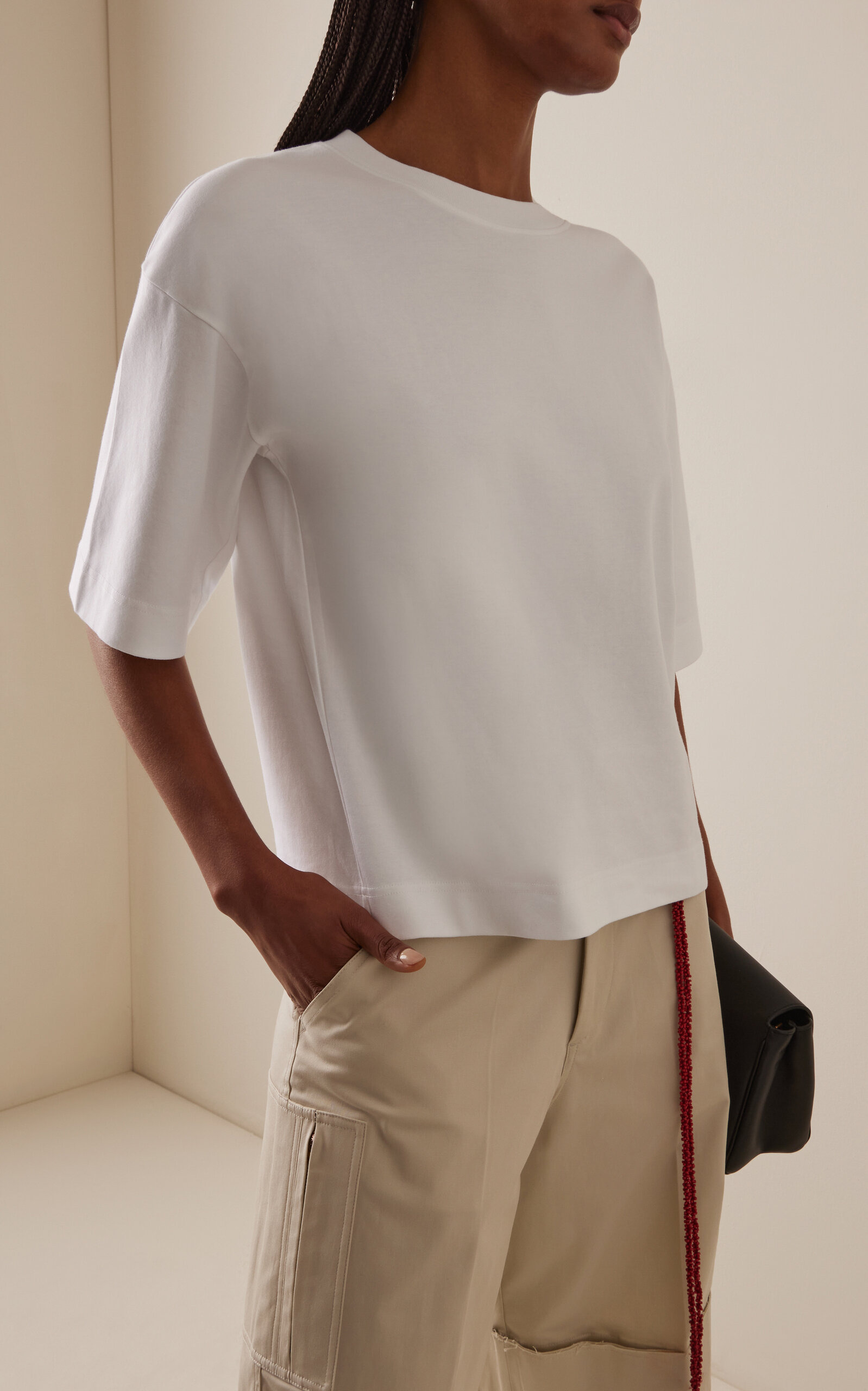 Smith Cotton T-Shirt white - 3
