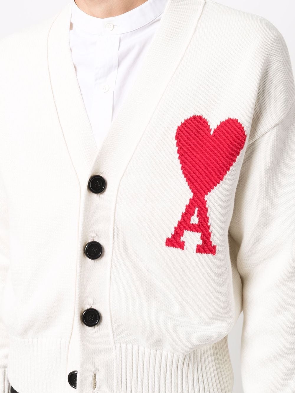 oversize Ami De Coeur V-neck cardigan - 6