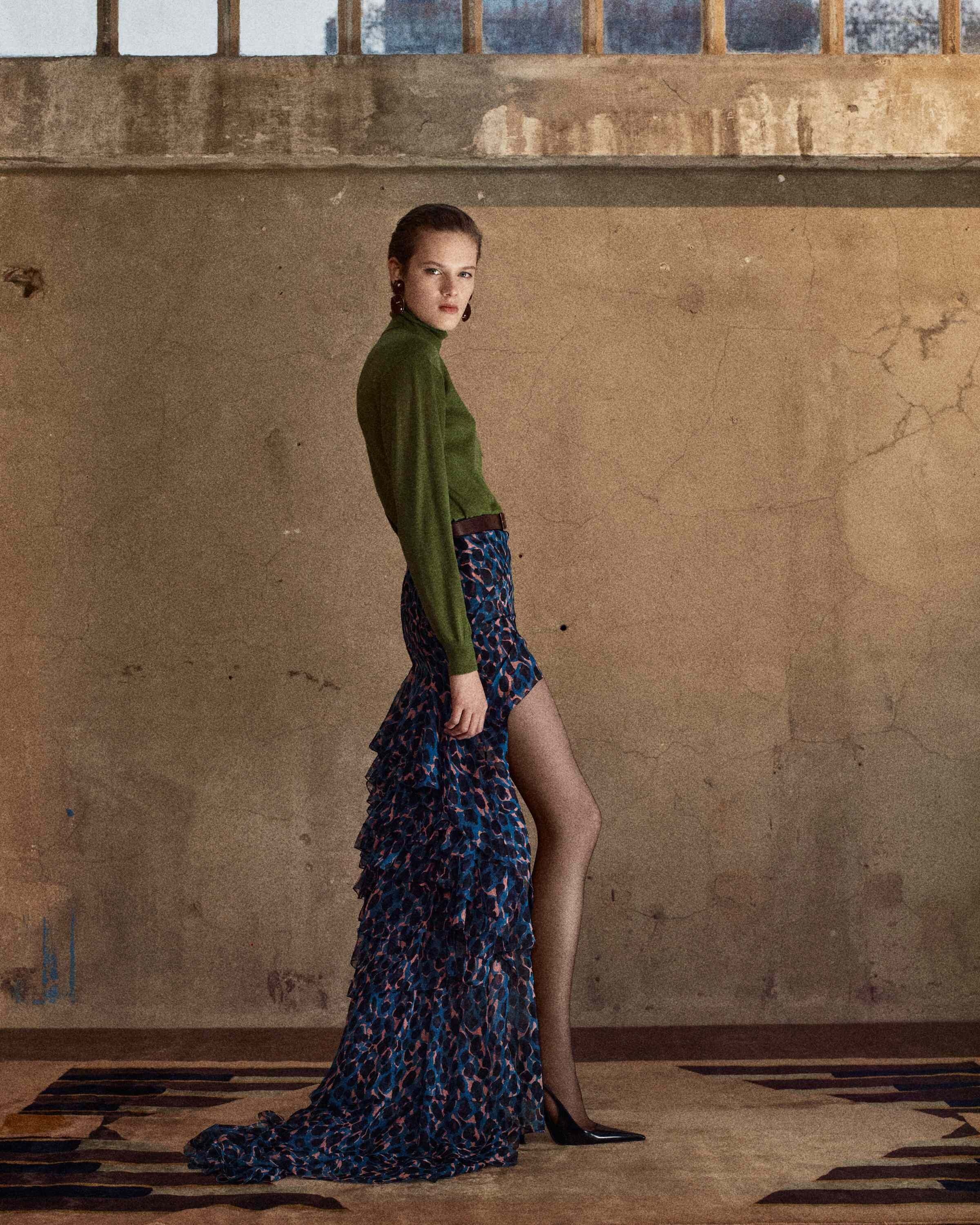 TURTLENECK SWEATER IN CASHMERE, WOOL AND SILK - 2