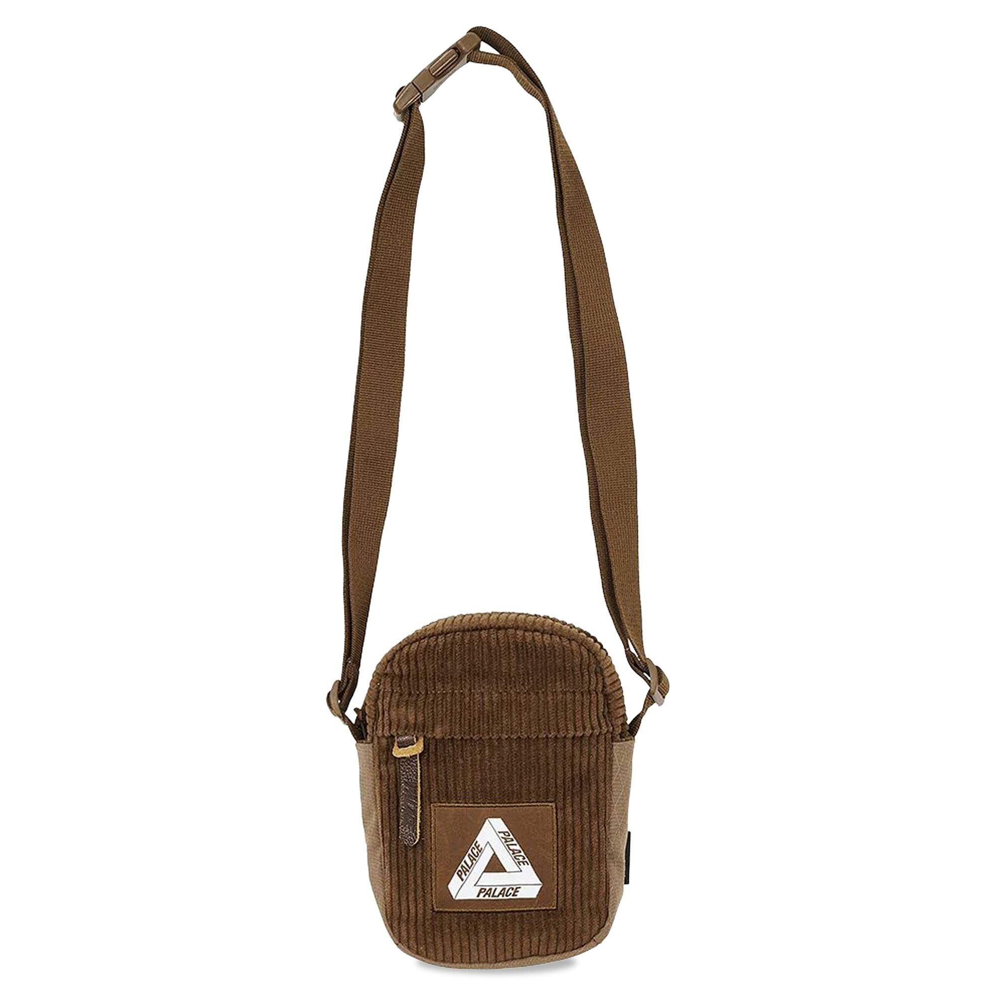 Palace Corduroy Shot Bag 'Brown' - 1