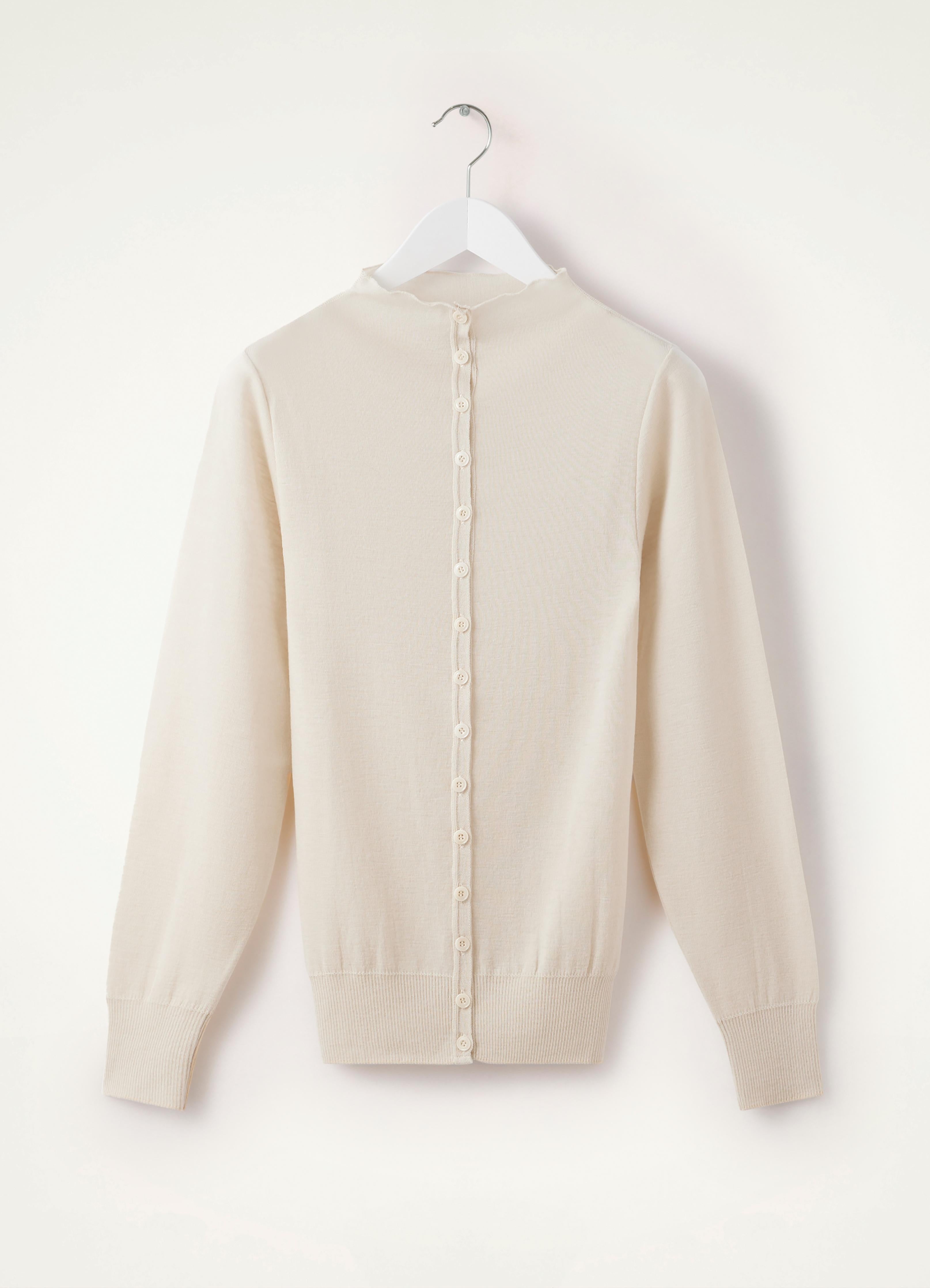 FITTED SEAMLESS CARDIGAN - 1