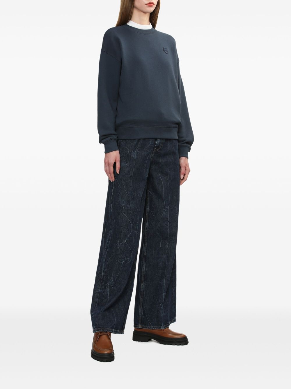 Bold Fox Head-patch sweatshirt - 2