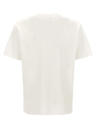 Balmain Flocked Logo T-Shirt White outlook