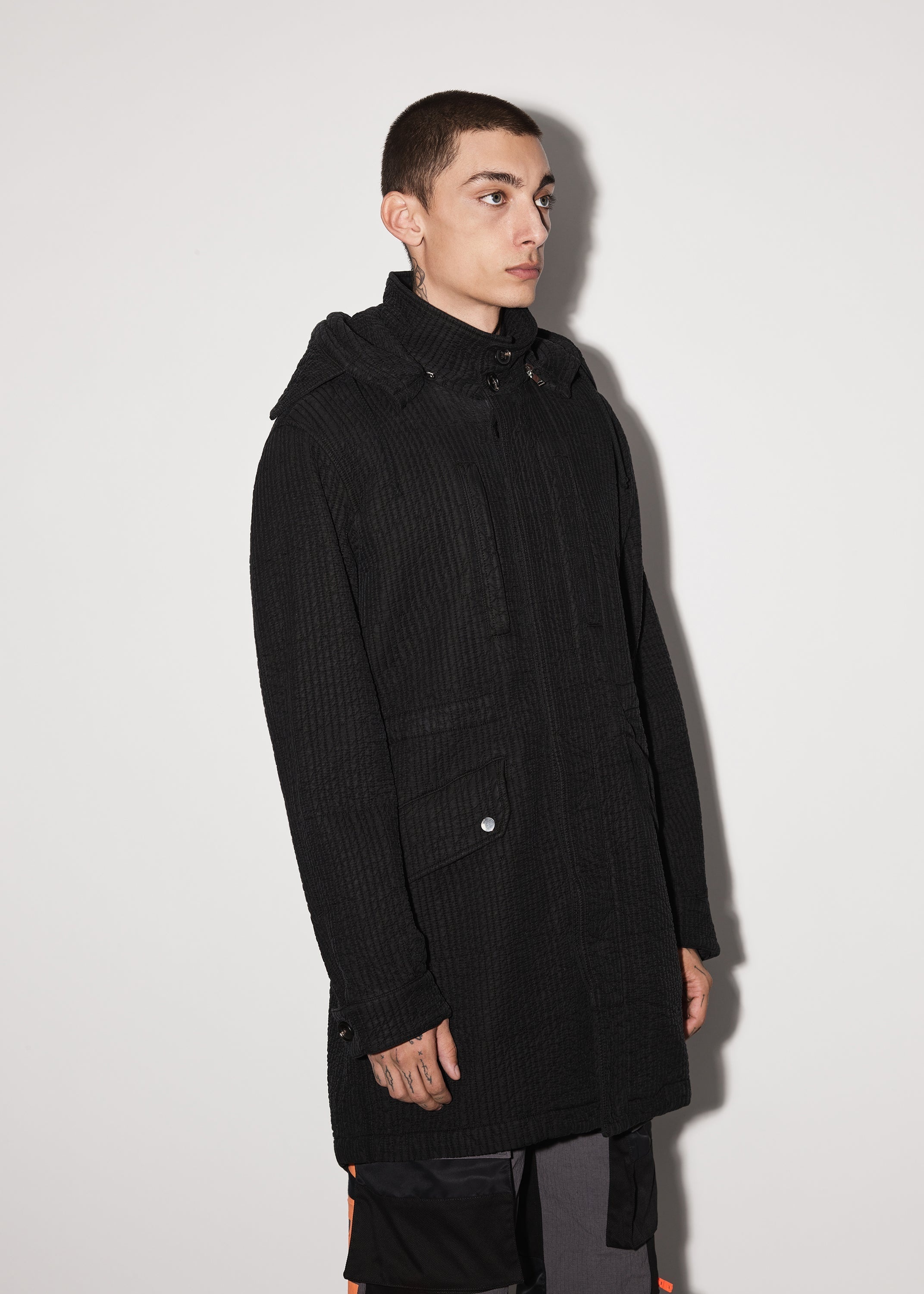 QUILTED FISHTAIL PARKA - 4