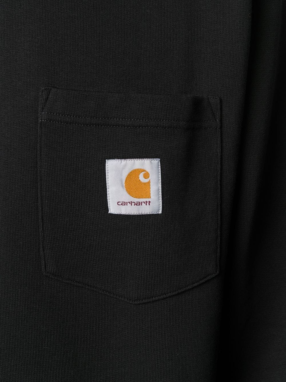 logo patch chest pocket sweatshirt - 5