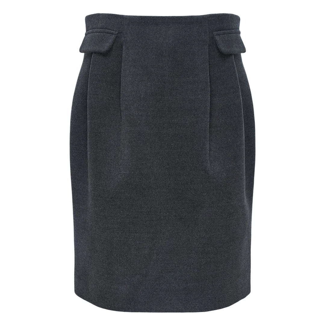 Decorative Flap Pocket Skirt - 1