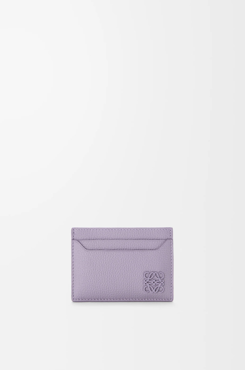 Anagram plain cardholder in pebble grained calfskin 1