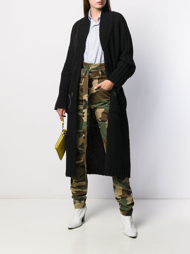 Unravel belted camouflage trousers outlook
