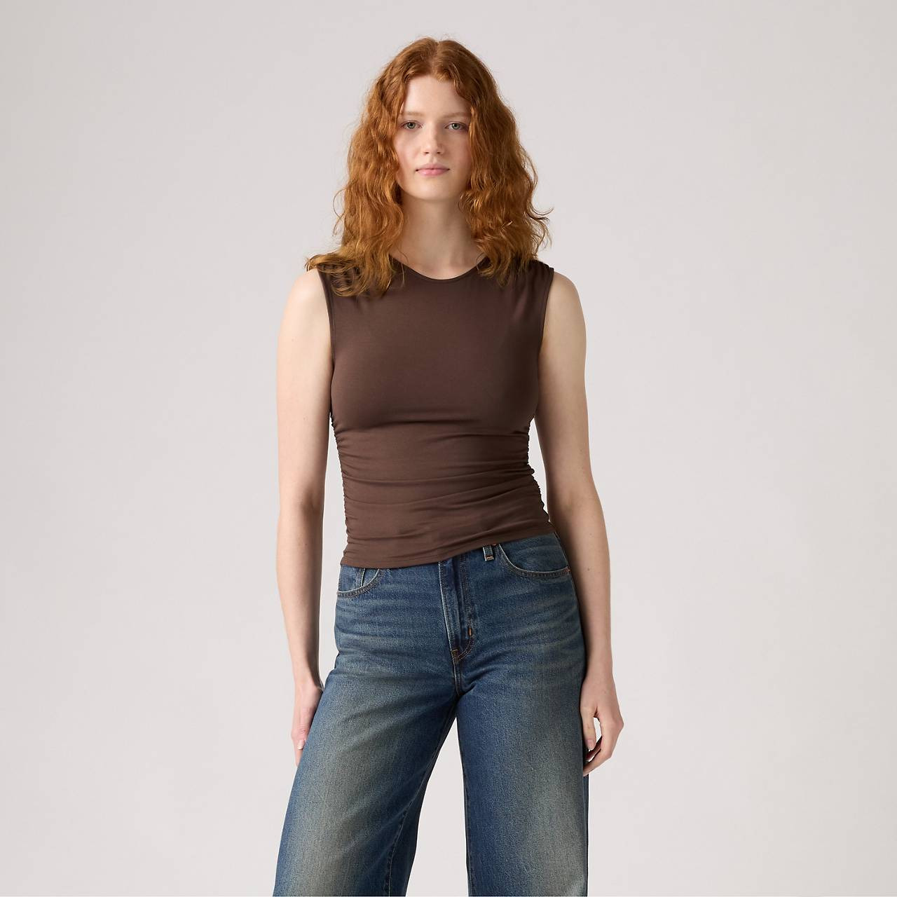 CRYSTAL RUCHED TOP - 2