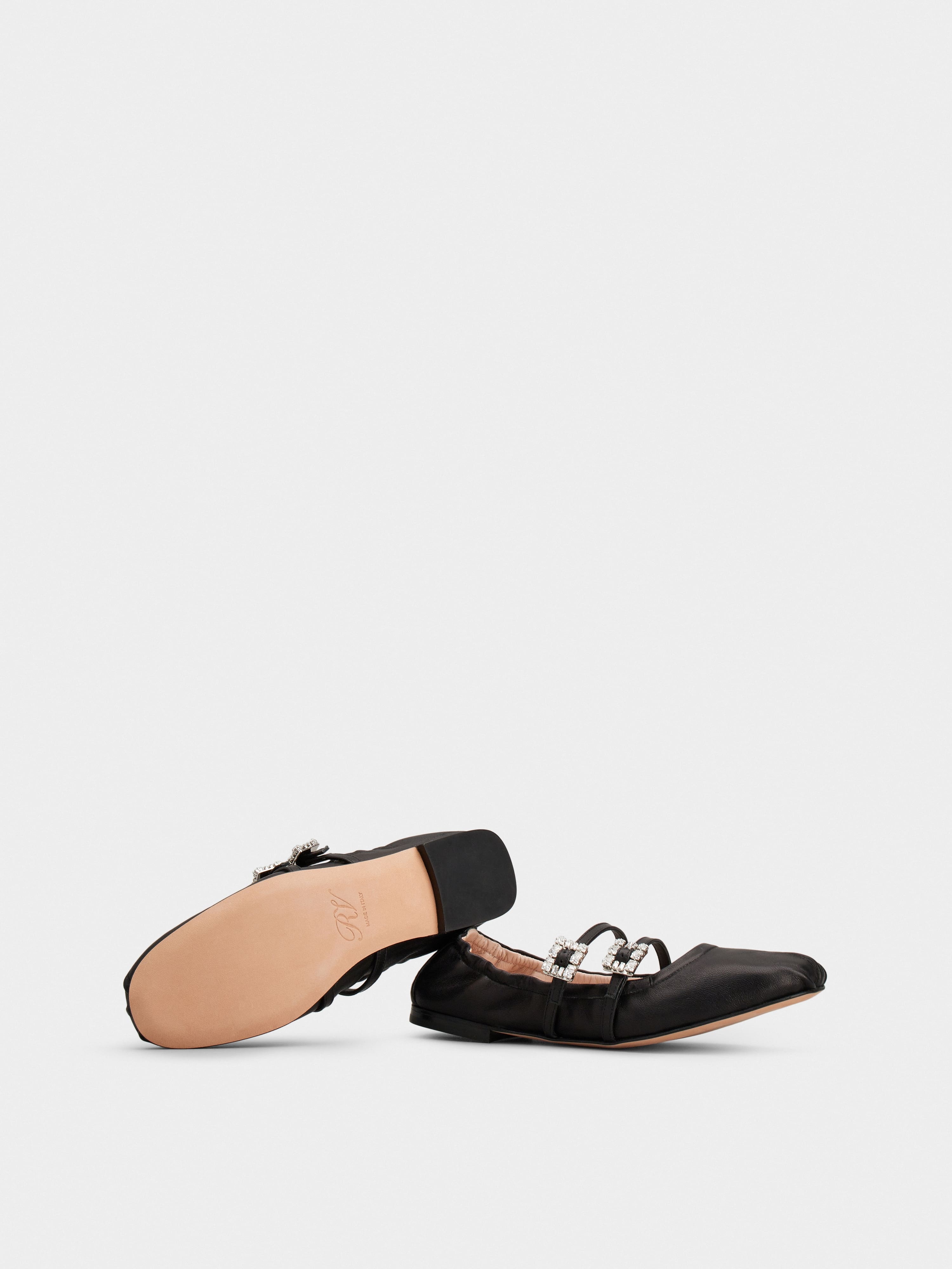 Mary Janes in nappa leather - 6