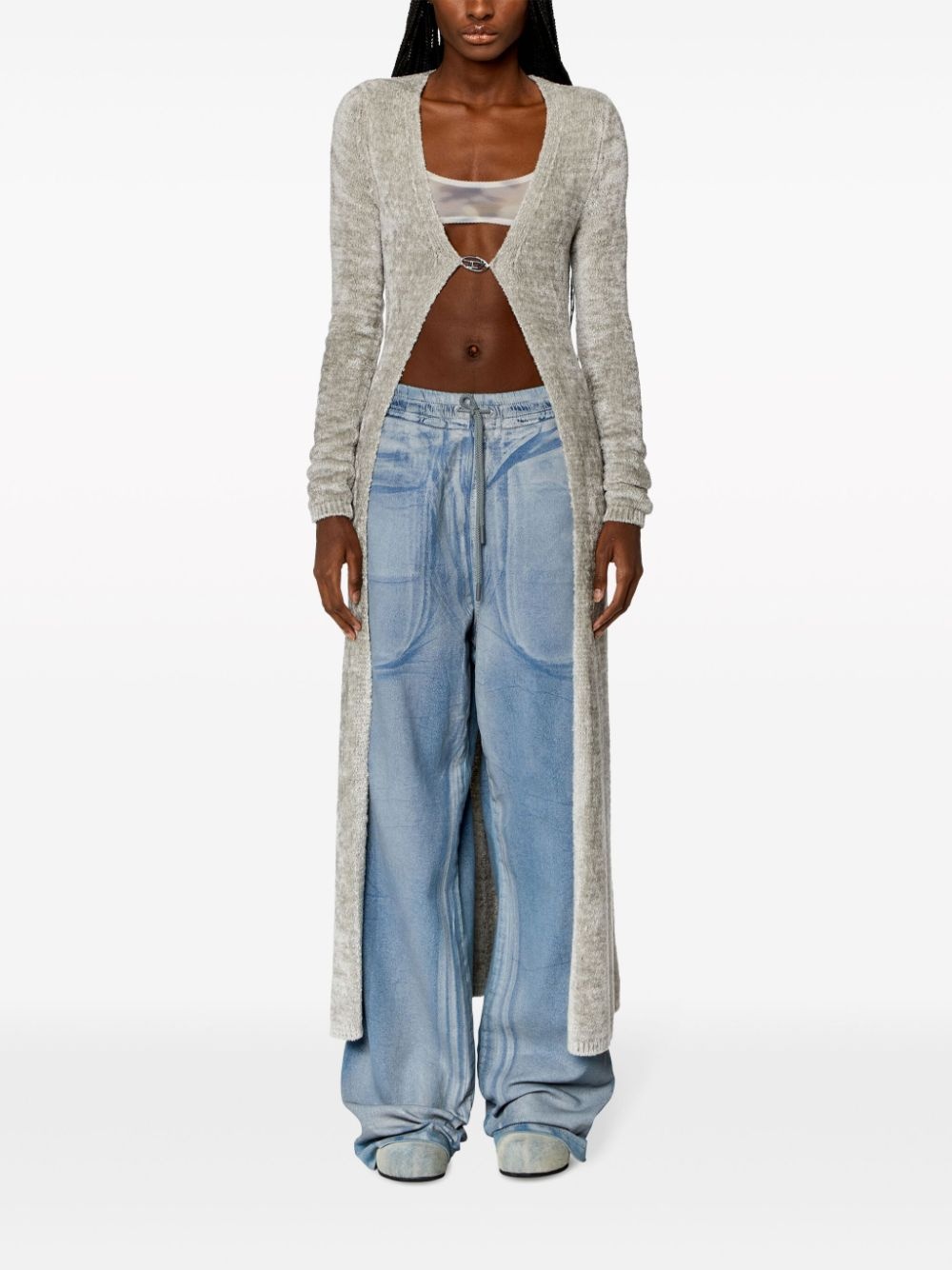 Carol logo-plaque cardigan - 3