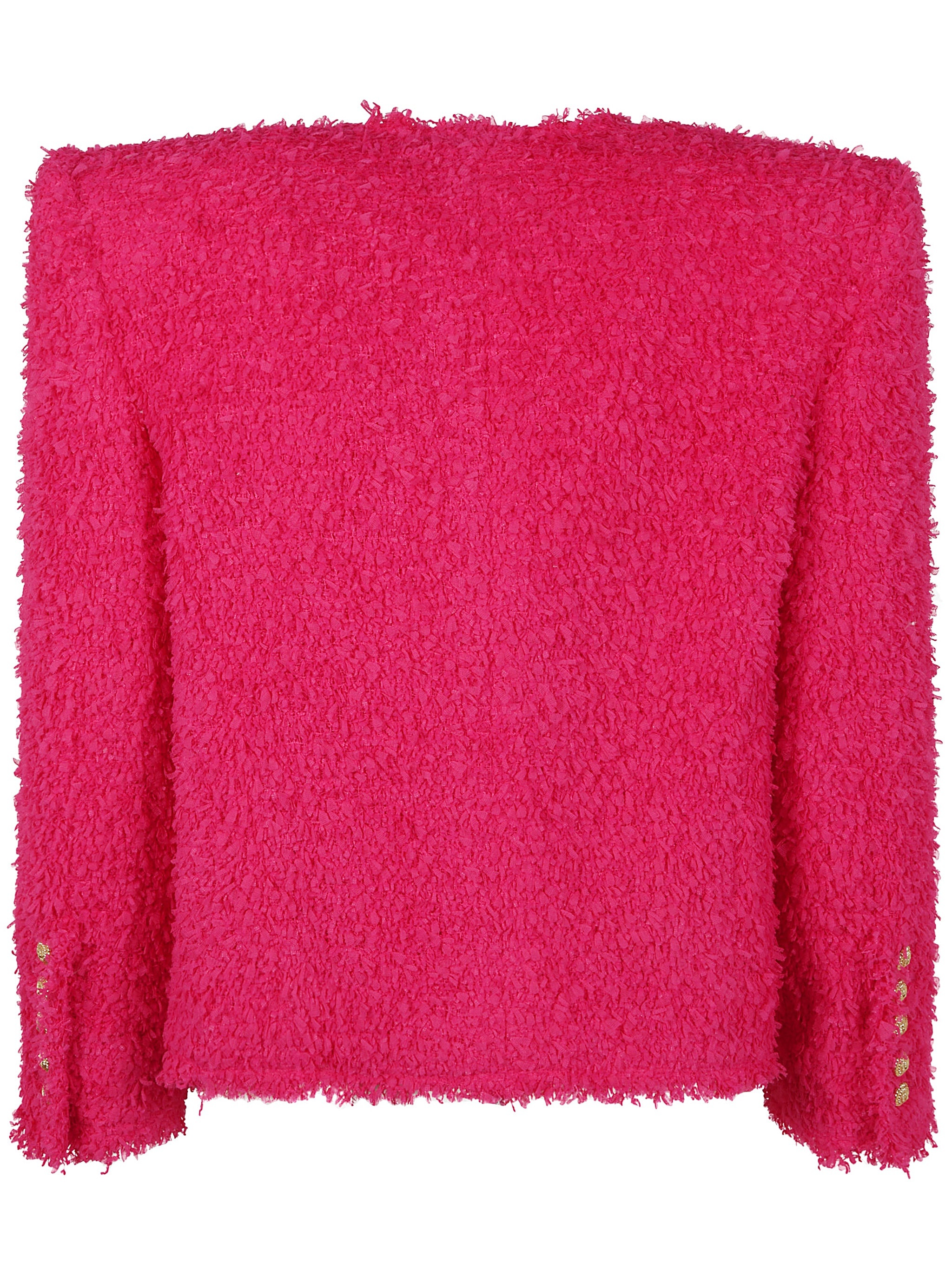 Balmain Women 8 Button Tweed Spencer Jacket - 2
