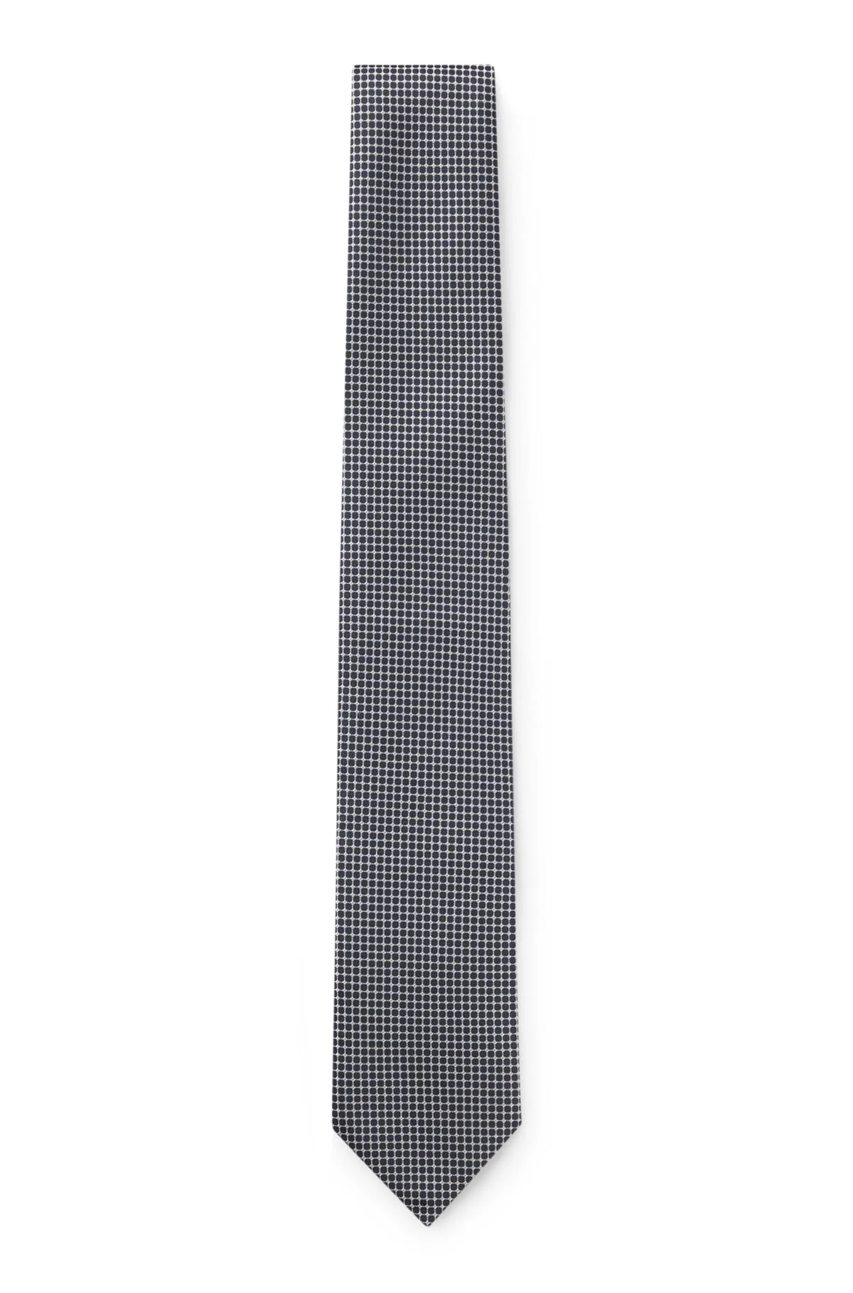 JACQUARD-PATTERN TIE IN SILK - 1