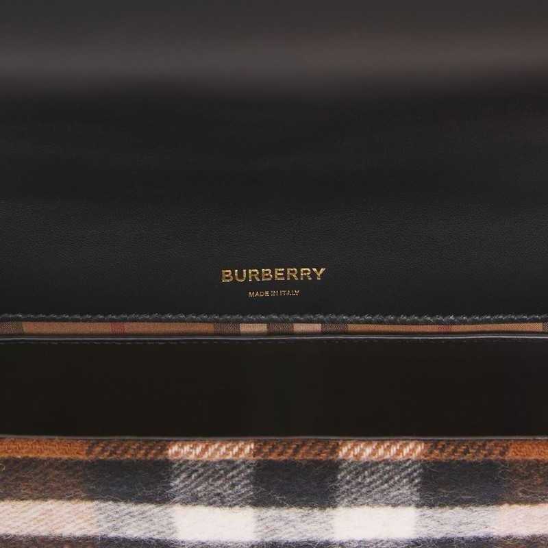 Small Quilted Check Cashmere Lola Bag 10