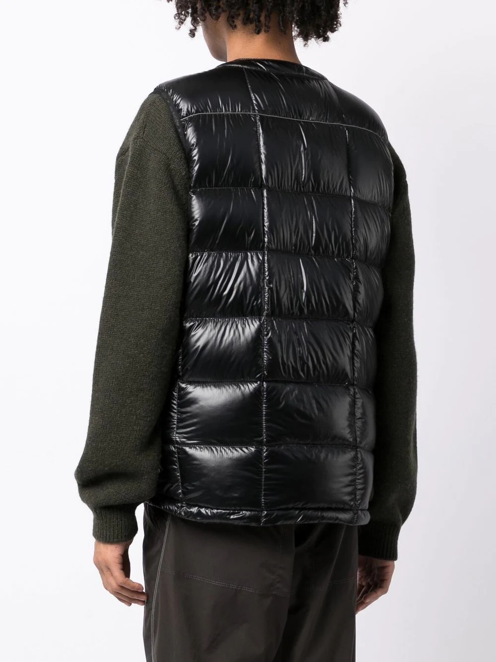 diamond-quilted padded gilet - 7