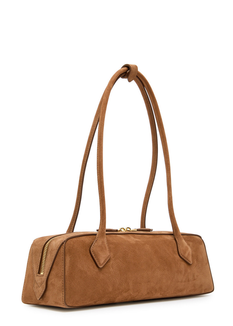 Alaïa Alaïa Le Teckle Medium Grained Nubuck Shoulder bag outlook