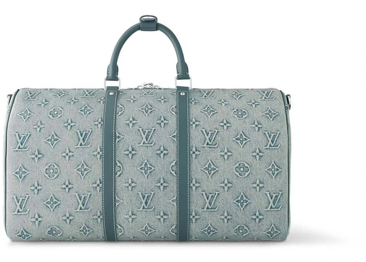Louis Vuitton Keepall Bandouliere 50 Monogram Washed Denim coated canvas - 2