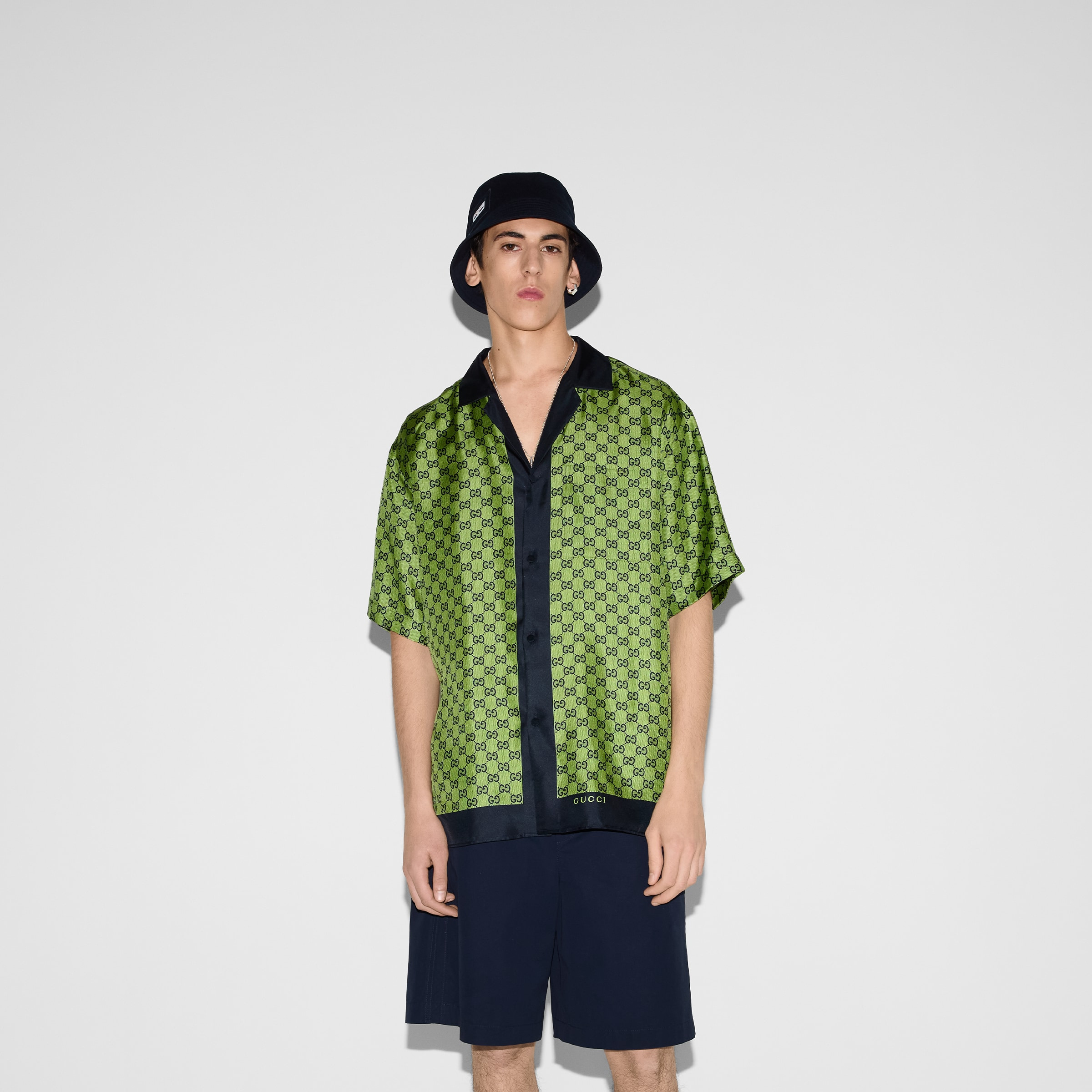Printed silk shirt - 3