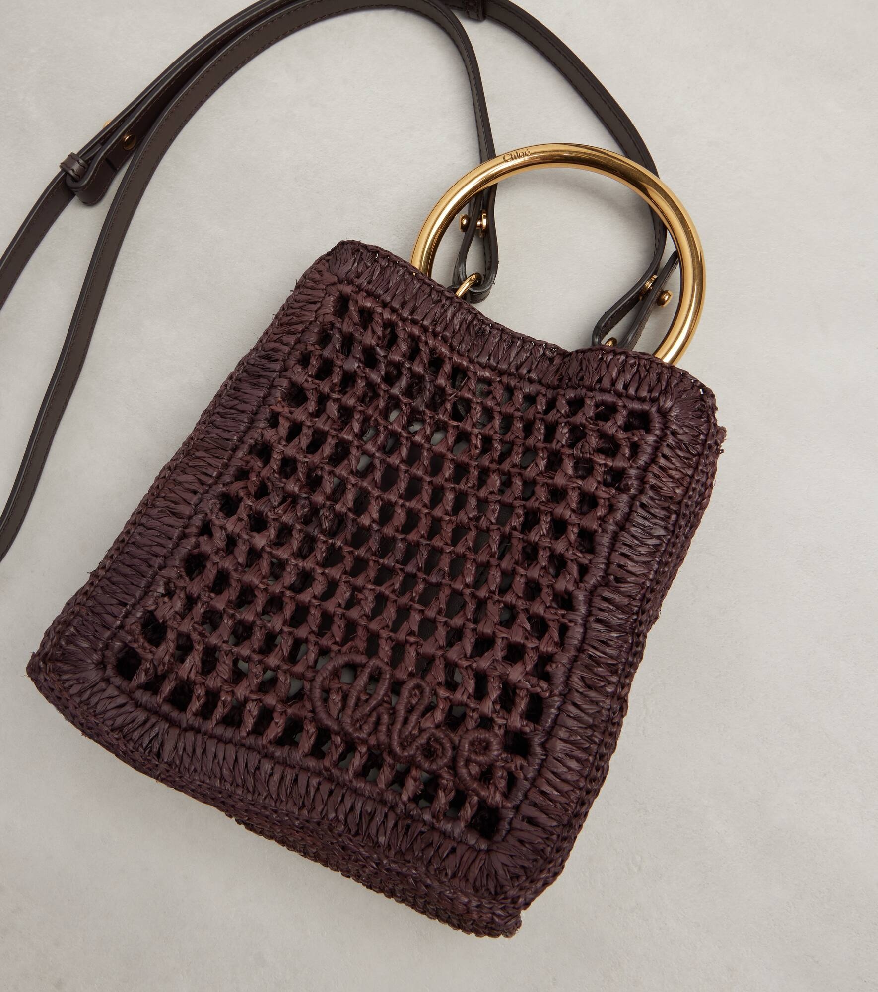 Summer Banana Mini raffia crossbody bag - 6