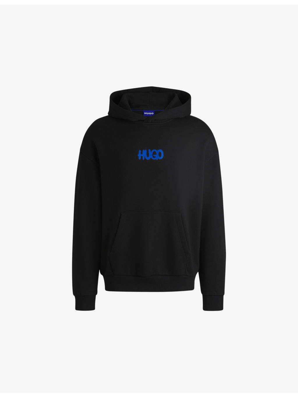 Branded-print relaxed-fit cotton-jersey hoody - 1