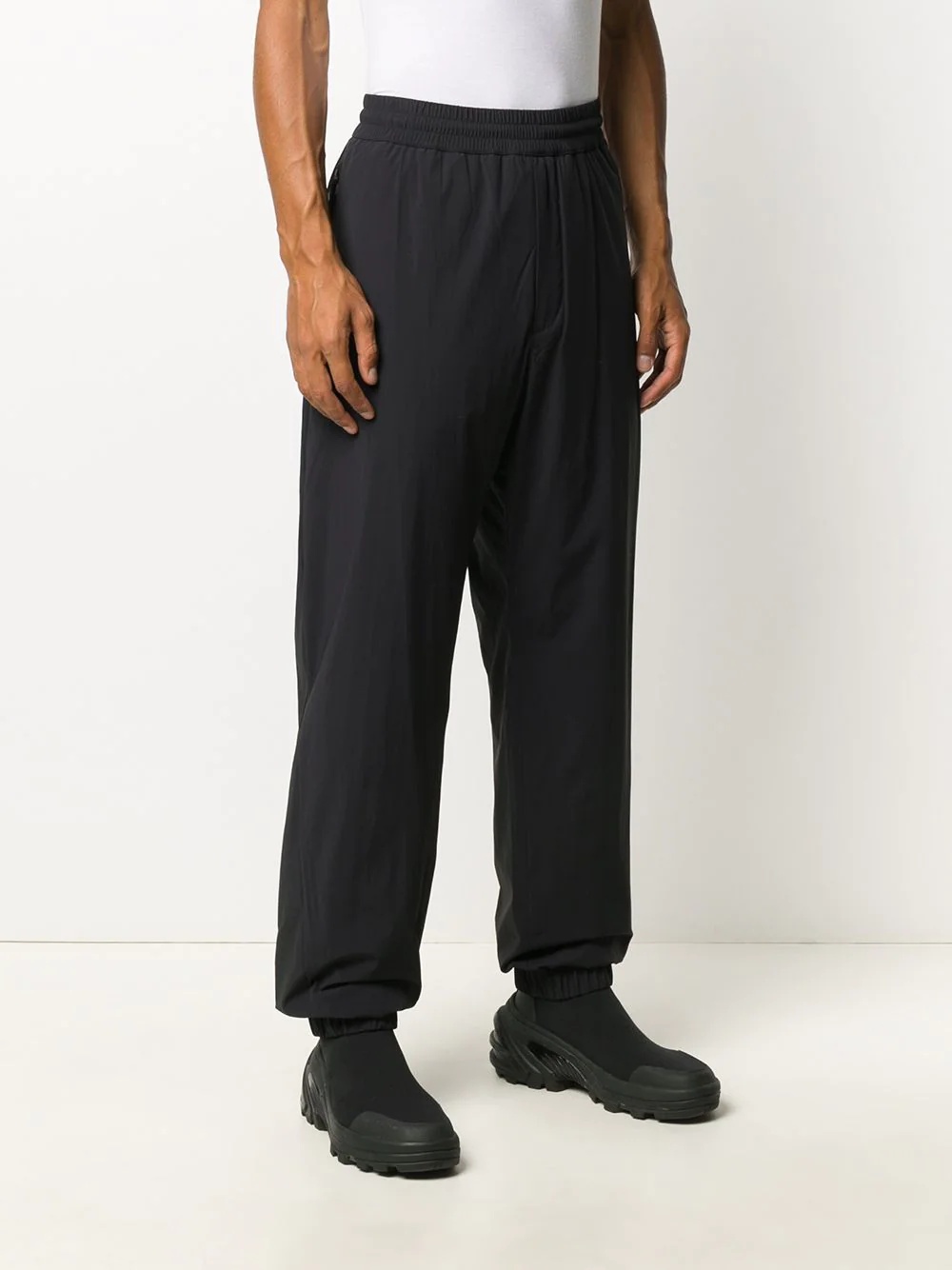 pull-on cuffes track trousers - 3